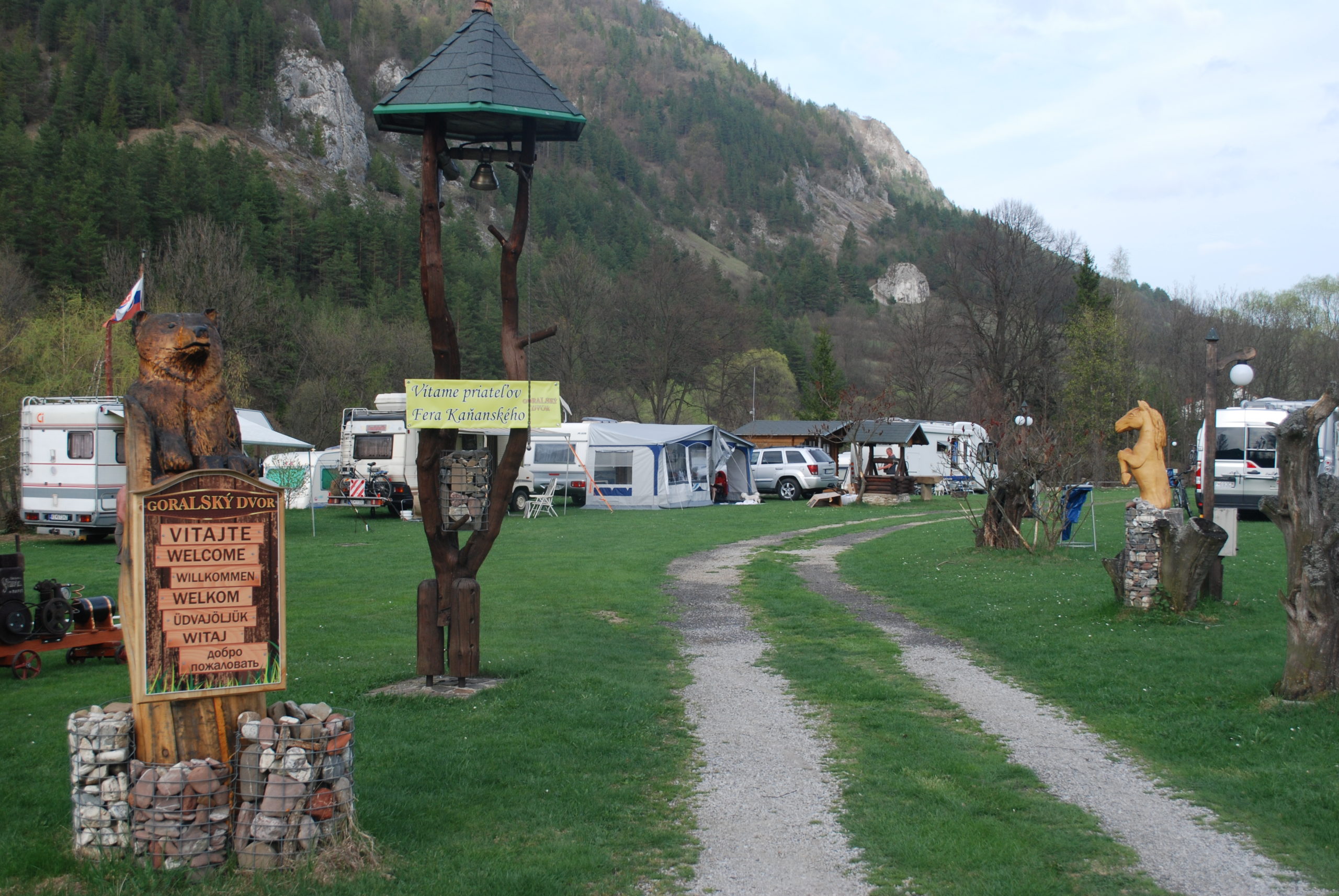 Campingplatz Autocamping, chatová osada Goralský Dvor in Slowakei Ost 