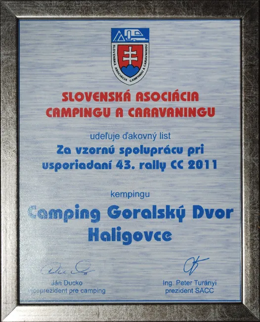 Camping Goralský dvor, Haligovce, Pieniny